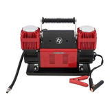 Compressor De Ar Mini Elétrico Portátil Dandaro Off Road 1080w 12v Vermelho/preto