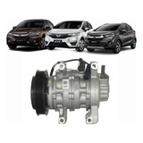 Compressor Honda City Fit 1.4 1.5 Com Ar 2014 A 2019 Denso