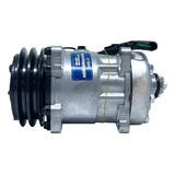 Compressor Sanden 7h15 24v Polia 2a Flex7 4862 Original Edge