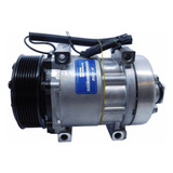 Compressor Sanden Edge 7h15 4420 Flx Pv8 12v Furos Passantes