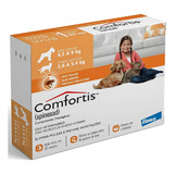 Comprimido Antiparasitário Para Pulga Elanco Comfortis Para Cão Y Gato Cor Laranja