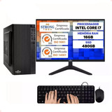 Computador Completo Intel I7 16gb Ssd 480gb 19 Strong Tech