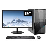 Computador Intel Core I5 8gb Ram Ssd 256gb Monitor Led 19 