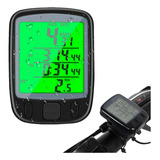 Computador Para Bicicleta Com Led Noturno E Odômetro Digital