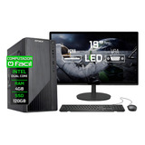 Computador Pc Completo Fácil Pentium Dual-core 4gb Ssd 120gb