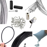 Conduite Teflon Freio Marcha Cabos Completo Bike C/ Vaselina