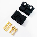 Conector Binoculo 4 Vias Quadrado C/10 Unidades Macho Femea