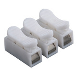 Conector De Fio Led Sem Solda - 3 Vias - 50 Unidades