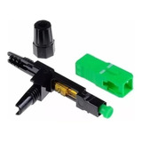 Conector Fast Rápido Fibra Óptica Verde Sc/apc 100 Unid + 1