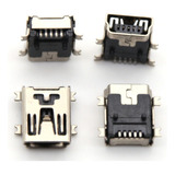Conector Jack Usb V3 Mini Usb Fêmea 5 Pinos (100 Peças)