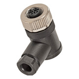 Conector Para Sensor M12 5 Pinos Fêmea 90° Pg7 Com