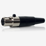 Conector Plug Mini Xlr 4 Pinos Fêmea Pronta Entrega