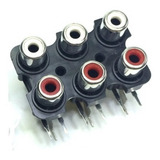 Conector Rca 06 Vias Para Modulo B.buster Renegade 3200watts