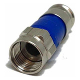 Conector Rg6 De Compressão Profissional Cabo Coaxial 200pçs