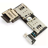 Conector Slot Chip Micro Sd Compatível Moto G2 Xt1068 Xt1069