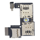 Conector Slot Chip Micro Sd Vibra E Flash Moto G2 Xt1069