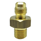 Conexão Niple Em Latão Rosca Macho M14 X 4an 
