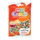 Confeito Figura Confete Mil Cores 150g Estrelinhas Mavalério