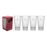 Conjunto 4 Copos P/ Whisky Johnnie Walker 450ml - Red Label