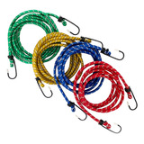 Conjunto 4 Corda Elástica Extensor Bagageiro Carga 2 Metros 