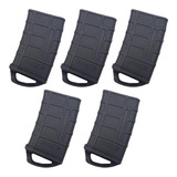 Conjunto 5 Capas De Borracha Carregador Fuzil T4 M4 M16 Ar15