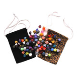 Conjunto 6 Dados + Bolsa Rpg D&d Vampiro Vampire + Brinde!