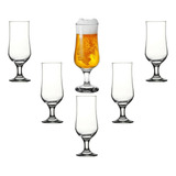 Conjunto 6 Taças De Cerveja Tulipa Vidro Drinks Coquetel