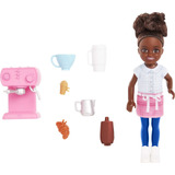 Conjunto Barbie Toys, Boneca E Acessórios Chelsea Barista, L