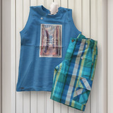 Conjunto Bebe Verão Pinoti Baby Regata Bermuda