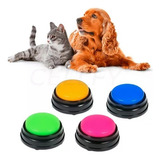 Conjunto Botão Gravador Comando De Voz Adestramento Pet 4pçs Cor Preto