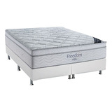 Conjunto Box-colchãoortobom Freedom+cama Queen 158