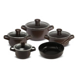 Conjunto Caçarola E Frigideira Duo Smart 5 Pcs Ceraflame