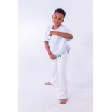 Conjunto Calça De Capoeira + Camiseta Abada Infantil 