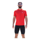 Conjunto Camisa + Short Masculino Ciclismo Roupa Mtb Gel