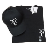 Conjunto Camiseta E Boné Roger Federer