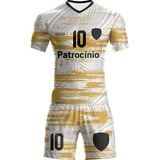 Conjunto Camiseta Short Futebol Personalizado Equipe Goleiro
