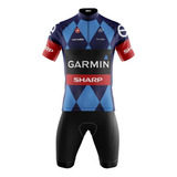 Conjunto Ciclismo Masculino Ciclista Bermuda E Camisa Sharp 