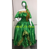 Conjunto Cigana 6 M Roupa De Santo Umbandacandomble P Ao Gg