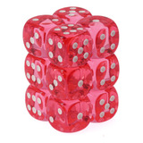 Conjunto De 12 Moldes Poliédrico Translúcido Dice Chessex 16
