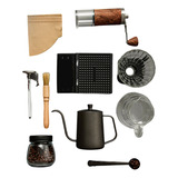 Conjunto De Café E Acessórios De Café Camping Barista Tool D