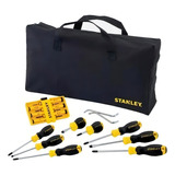 Conjunto De Chaves De Fenda Stanley Stmt65616l-la De 16 Peças E Bolsa
