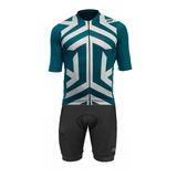 Conjunto De Ciclismo Asw Bike Bermuda Gel Camisa Masculino 