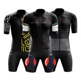 Conjunto De Ciclismo Com Forro De Espuma Roupa Para Pedal Uv