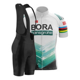 Conjunto De Ciclismo Masculino Camisa Petronas + Bretelle 