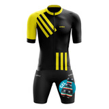 Conjunto De Ciclismo Masculino Roupa Para Pedal Forro De Gel