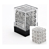 Conjunto De Dados Chessex D6 Frosted 12 Mm De Seis Lados (36