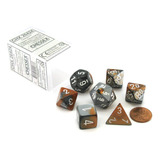 Conjunto De Dados Chessex Polyhedral 7-die Gemini Copper-ste