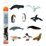 Conjunto De Estatuetas De Brinquedo Safari Ltd. Antarctica T