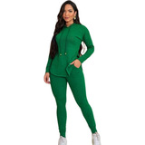 Conjunto De Inverno Feminino Moletinho Calça E Blusa De Frio