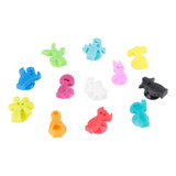 Conjunto De Marcadores De Tacas Em Silicone 12 Peças Vacuvin